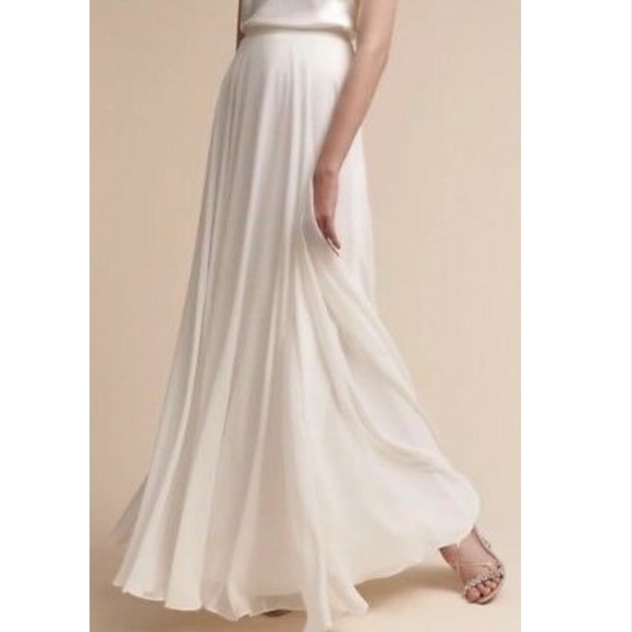 NEW $220 BHLDN Hamptons Skirt Bridal by Jenny Yoo Z403-1 - Picture 4 of 5